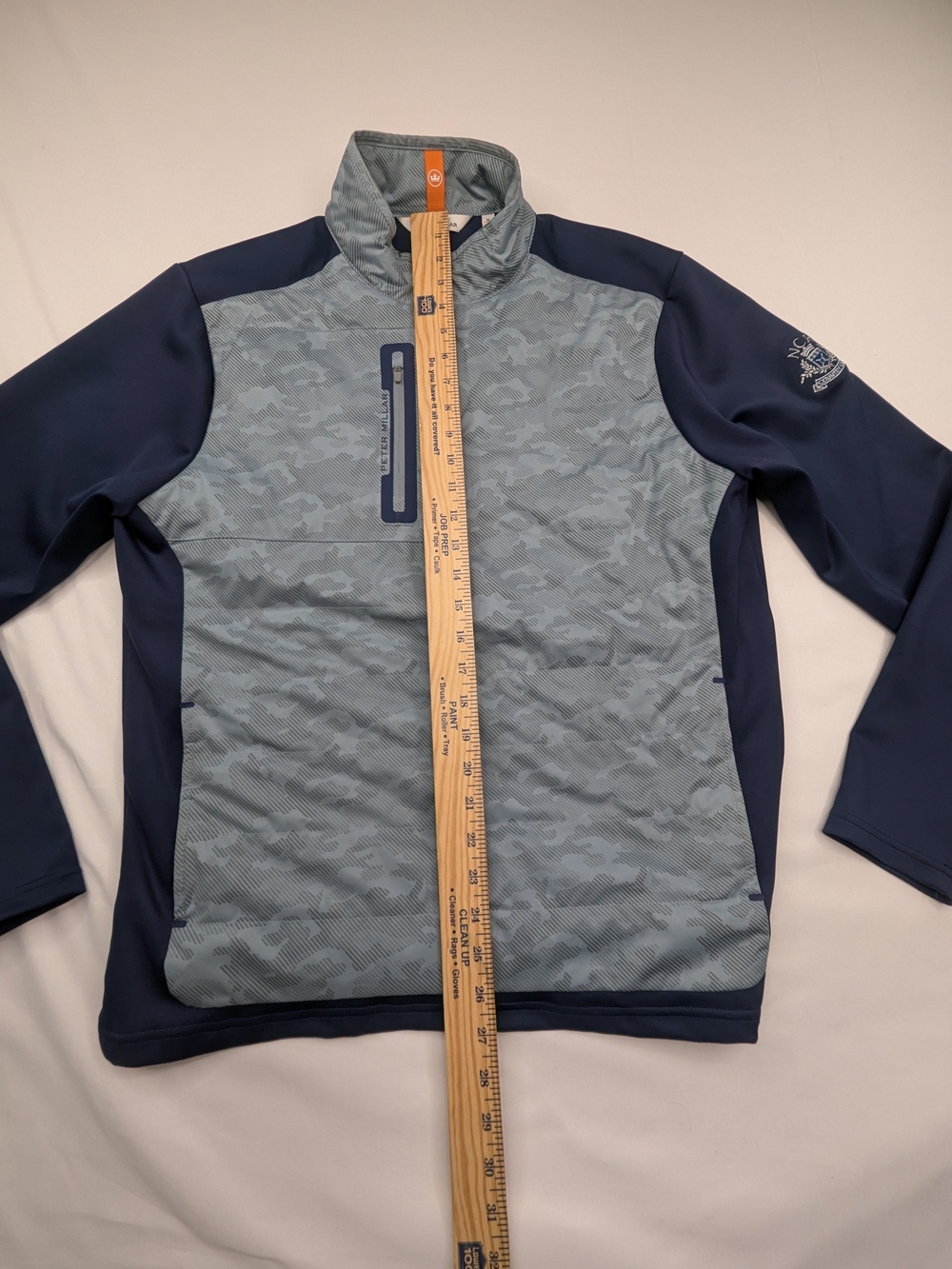 Peter Millar Crown Sport Stealth Camo Quarter-Zip Pullover Medium - Picture 4 of 9